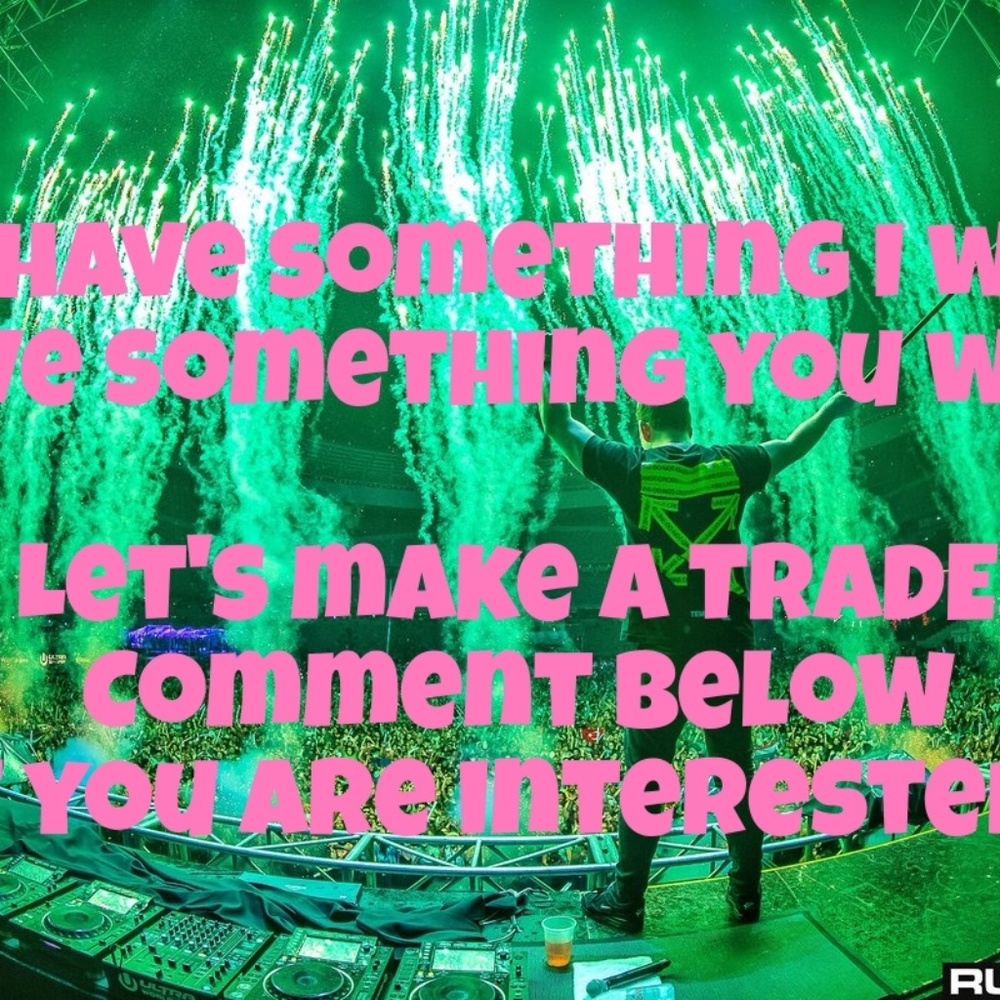 TRADES ARE WELCOME